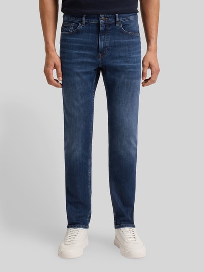 BOSS Orange Slim fit jeans van katoenmix Blauw - 4