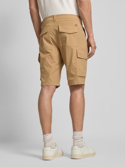 Napapijri Regular Fit Bermudas mit Cargotaschen Modell 'HORTON' Beige 5