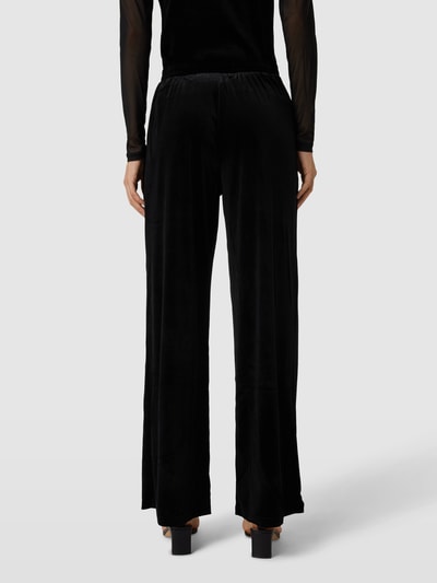 ICHI Spodnie materiałowe z imitacji aksamitu model ‘LAVANNY’ Czarny 5