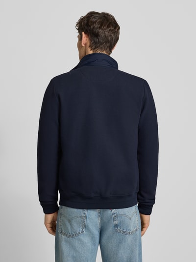 Christian Berg Men Sweatjack met ritssluiting Marineblauw - 5