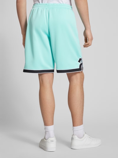 REVIEW Shorts met elastische band Turquoise - 5