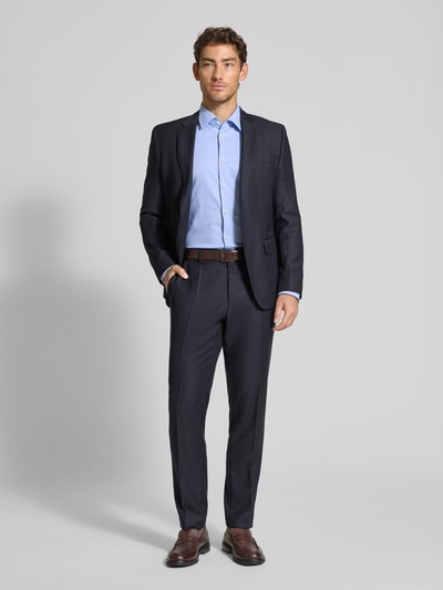 BOSS Koszula biznesowa o kroju regular fit z kołnierzykiem typu kent model ‘JOE’ Błękitny 1