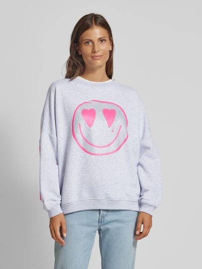 miss goodlife Sweatshirt met ribboorden Lichtgrijs - 4