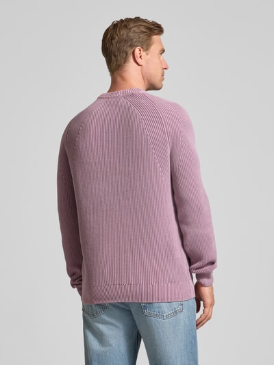 Drykorn Gebreide pullover met ronde hals Rosé - 5