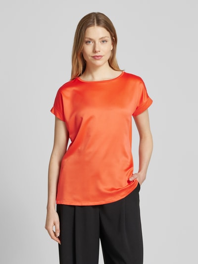 Christian Berg Woman Regular fit blouseshirt met kapmouwen Donkeroranje - 4