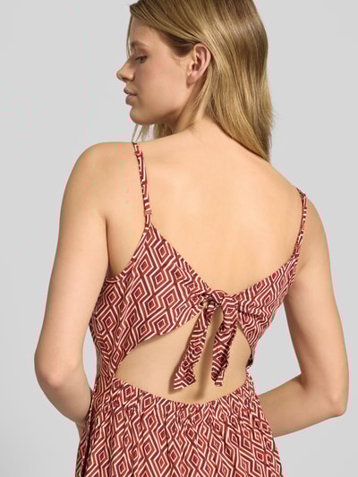 Only Kombinezon o kroju regular fit z czystej wiskozy model ‘NOVA LIFE’ Bordowy 3