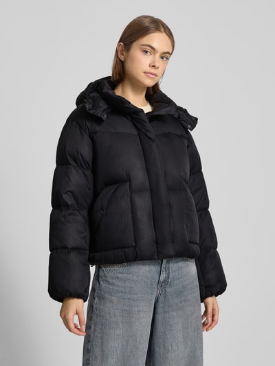 Levi's® Kurtka pikowana o kroju regular fit z kapturem model ‘Bubble’ Antracytowy 4