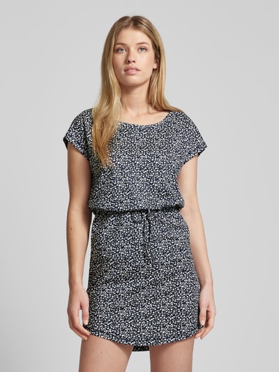 ONLY Minikleid mit Allover-Muster Modell 'MAY' Marine 4