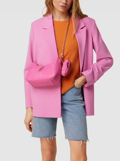 Liu Jo White Umhängetasche in Leder-Optik Modell 'Achala' Pink 1