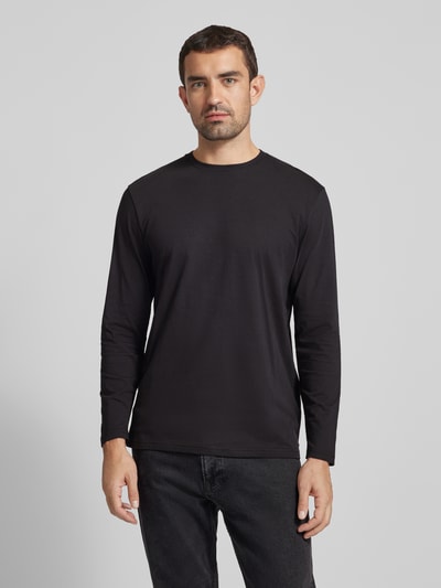 RAGMAN Longsleeve mit Rundhalsausschnitt Black 4