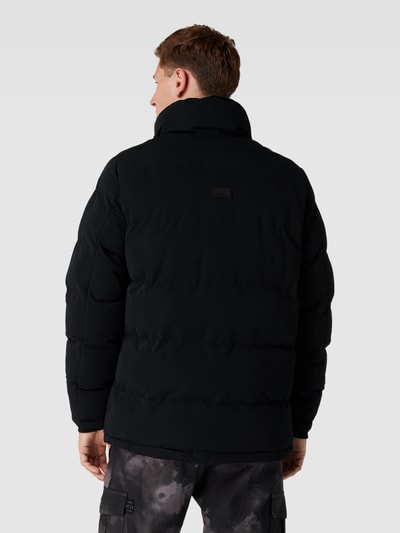 Blend Steppjacke in unifarbenem Design mit Kapuze Black 5