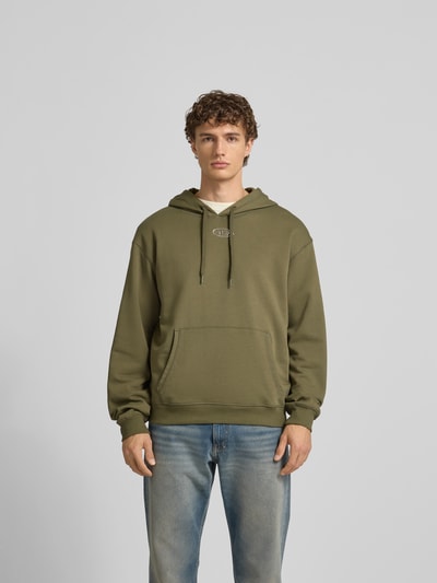 Diesel Hoodie mit Kapuze Khaki 4