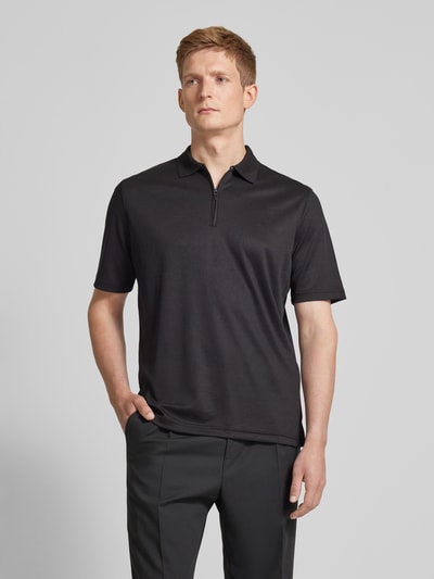 Christian Berg Men Regular Fit Poloshirt mit Logo-Stitching Black 4
