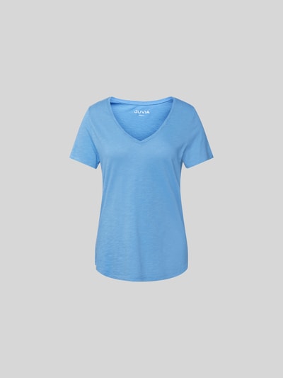 Juvia T-Shirt mit V-Ausschnitt Bleu 2