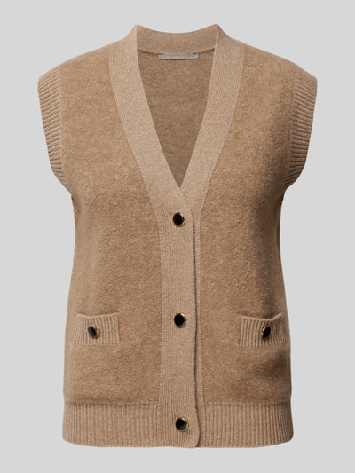 (The Mercer) N.Y. Mouwloos vest met zijzakken Taupe - 2