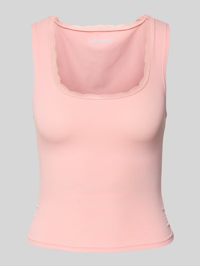 Review Tanktop mit U-Ausschnitt Rosa 2