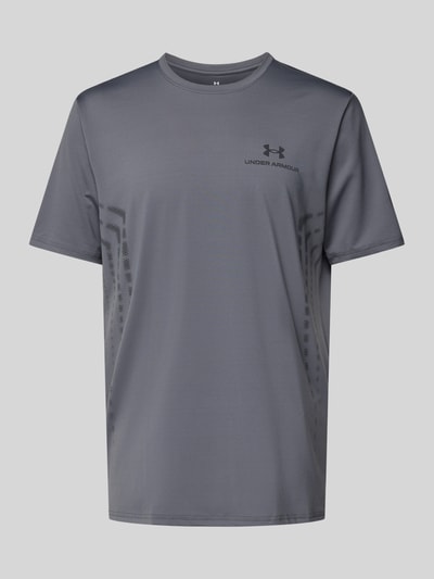 Under Armour T-Shirt mit Label-Print Anthrazit 1