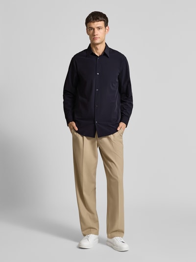 ARMANI EXCHANGE Regular Fit Freizeithemd mit Kentkragen Marine 1