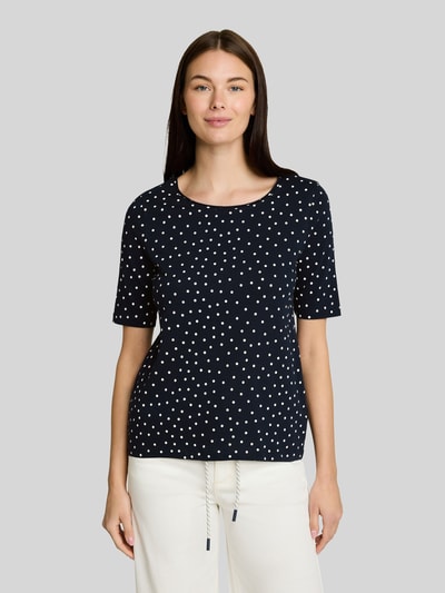 Tom Tailor Regular Fit T-Shirt aus reiner Baumwolle Marine 4