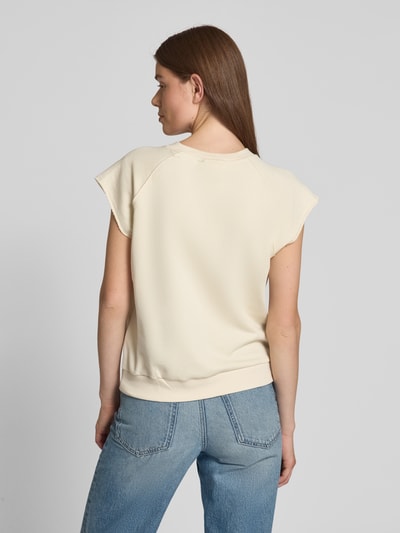 My Essential Wardrobe T-shirt met kapmouwen, model 'Sara' Beige - 5