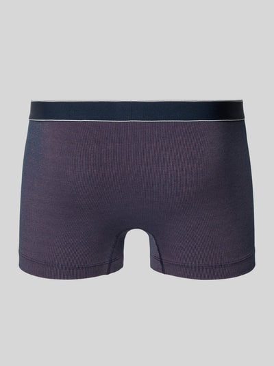 Schiesser Boxershort met elastische band met logo Paars - 3