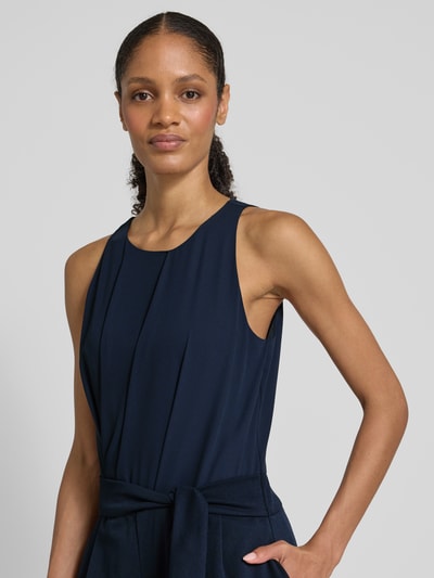 V.M. Jumpsuit mit Bindegürtel Marine 3