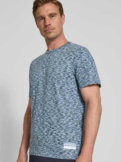 Tom Tailor Regular fit T-shirt van puur katoen Donkerblauw - 3