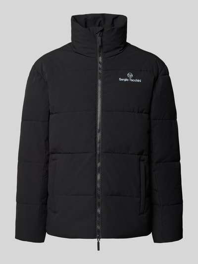 SERGIO TACCHINI Kurtka pikowana ze stójką model ‘NILO’ Czarny 2