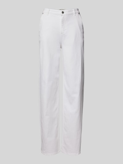 Marc O'Polo Wide Leg Jeans aus Baumwoll-Lyocell-Mix Modell 'LUMA' Weiss 2