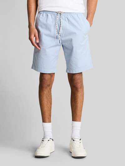 Tom Tailor Denim Regular Fit Sweatshorts aus reiner Baumwolle Hellblau 4