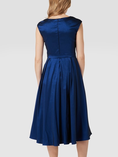 Paradi Cocktailkleid in schimmernder Wickel-Optik Petrol 5