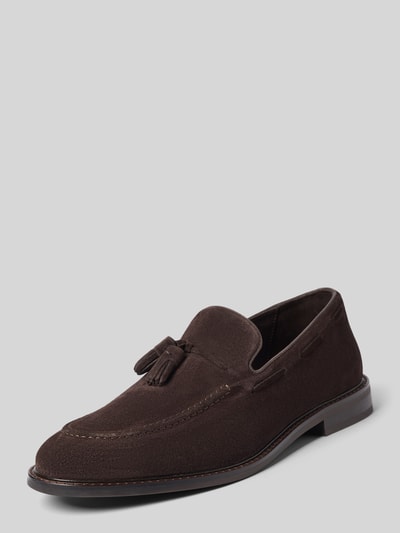 Productfoto, Loafer uit echt leer model 'Lozham' van Gant, afgeronde fit, suède look, hakhoogte 2 cm, schachthoogte 7 cm, schachtwijdte 12 cm