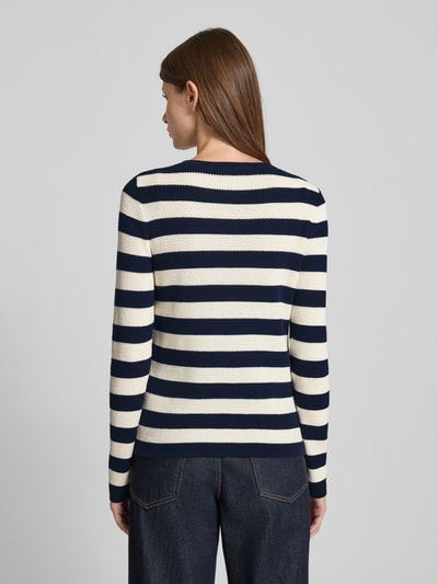 Christian Berg Woman Vest met knoopsluiting Donkerblauw - 5