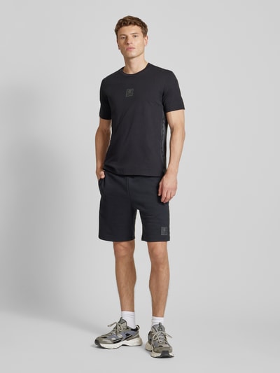 CHAMPION Tapered Fit Sweatshorts mit Label-Print Black 1