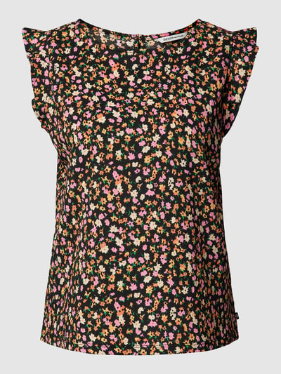 Tom Tailor Denim Blusentop mit Allover-Muster Pink 2