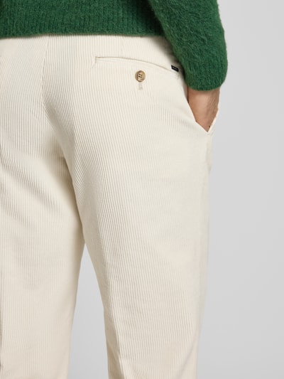 Hiltl Corduroy broek met achterzakken, model 'PARMA' Ecru - 3