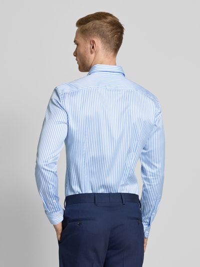 Jake*s Slim Fit Business-Hemd mit Haifischkragen Bleu 5