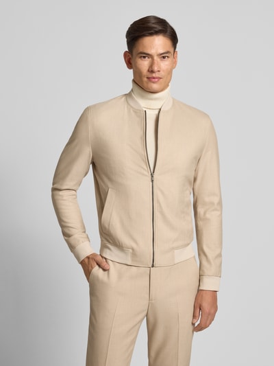 MCNEAL Kurtka z prążkowanymi wykończeniami Beżowy 4