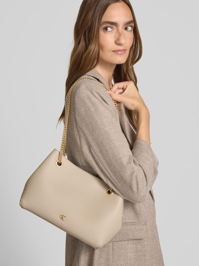 CK Calvin Klein Handtasche mit Label-Detail Beige 1