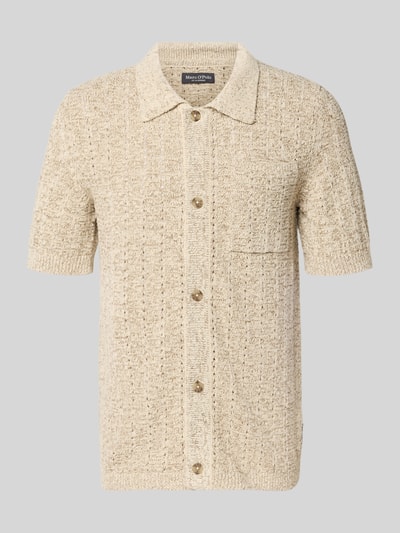 Marc O'Polo Regular Fit Freizeithemd aus Baumwoll-Leinen-Mix Offwhite 2