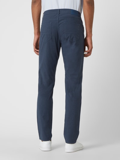 Brax Straight fit chino, model 'CADIZ' Donkerblauw gemêleerd - 5