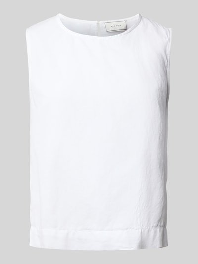 Neo Noir Top bluzkowy z okrągłym dekoltem model ‘Svetlana’ Biały 2