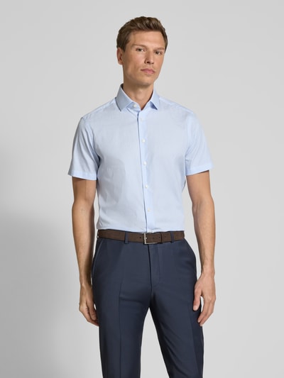Christian Berg Men Regular Fit Business-Hemd mit Kentkragen Bleu 4