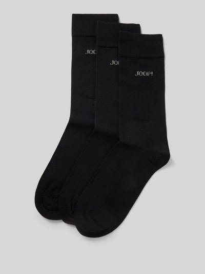 JOOP! Collection Socken mit Label-Stitching Black 1