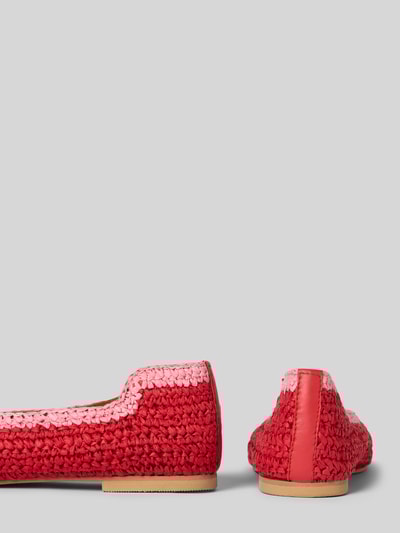 INUOVO Ballerinas in Flecht-Optik Rot 2