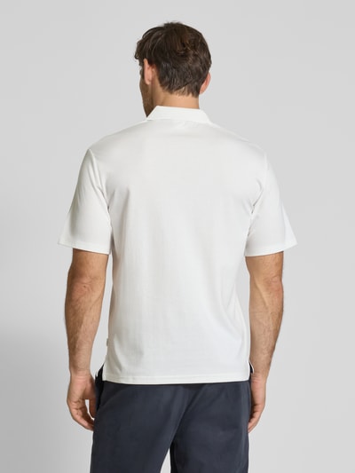 Jack & Jones Premium Regular Fit Poloshirt mit Logo-Patch Modell 'RODNEY' Weiss 5