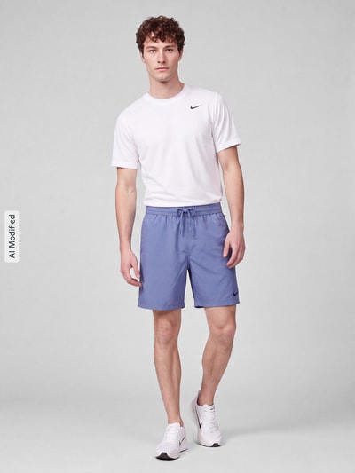 Nike Training Regular Fit Sportshorts mit Logo-Print Blau 1