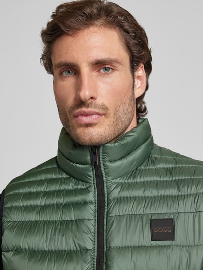 BOSS Orange Bodywarmer met labelbadge, model 'Odeno' Groen - 3