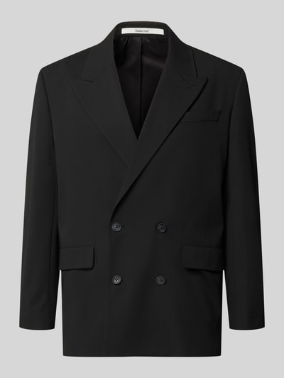 Produktfoto, schwarzes Relaxed Fit Sakko mit Viskose-Anteil Modell 'RELAXED-LIAM' von Selected Homme, glatte Oberfläche, klare Linien