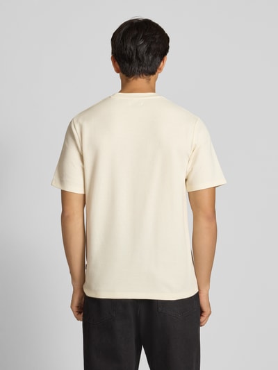 Jack & Jones T-Shirt mit Strukturmuster Modell 'EAUSTIN' Offwhite 5